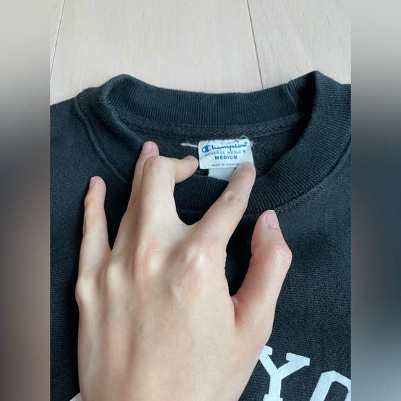Champion New York University Sweatshirt, Medium - Picture 2 of 2